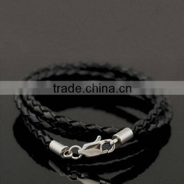 beautiful magnetic newest design waxed cotton cord bracelet