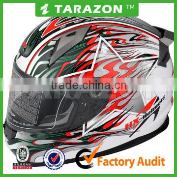 Auspicious clouds high quality popular ABS Material ECE Certification Full Face Motorcycle helmet