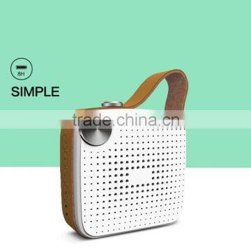 NEW Model Portable Bluetooth Speaker 3D Stereo Sound With Leather Handle