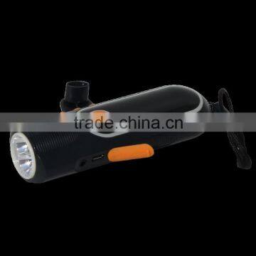 Emergency LED Flashlights Radio & Emergency Tool With Siren and Blink