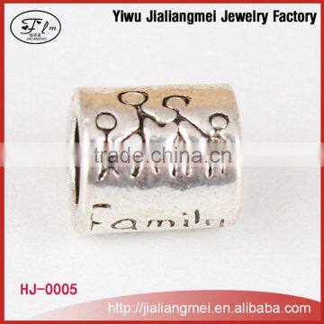 Wholesale cheap european metal beads DIY Vintage Silver charm accessories