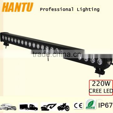 Hot sell single row led light bar 220w headlight 220w led light bar