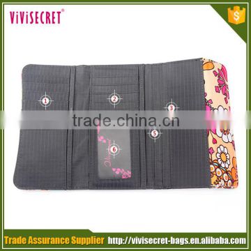 vivisecret new design cheap waterproof ladies nylon wallet