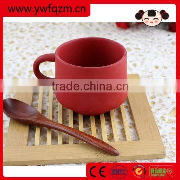 Hot selling red wooden cup