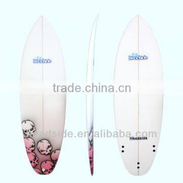 2014 The skull design PU short surfboard/windsurfer