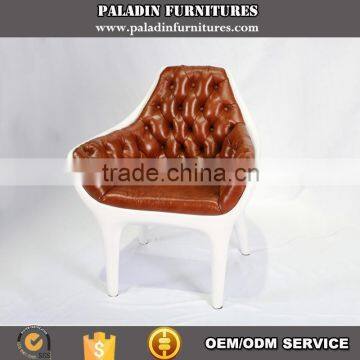 Hotel Furniture Fiberglass Leather Tufted Showtime Armchair Throne Chairs