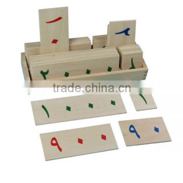 Montessori toy-Large number cards (1-9000, Arabic)