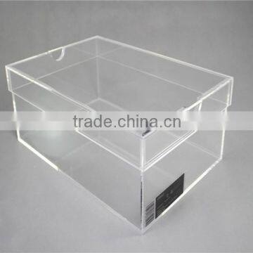 Custom Logo Clear Acrylic Shoe Box Acrylic Sport Shoe Box photo-2