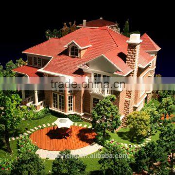 Custom villa building model/architectural model builder