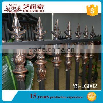 cast aluminum railing,oranamental wrought iron pickets,cheap wrought iron fence panels for sale