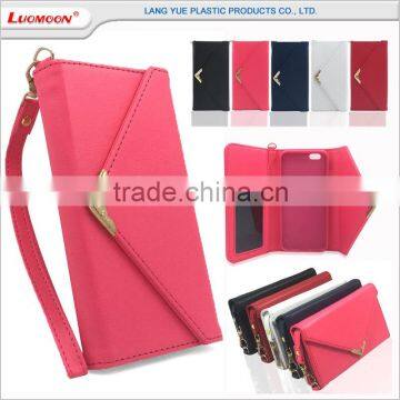 Alibaba hot sell envelop style wallet PU leather phone case for nokia 105 for acer liquid c1 z2