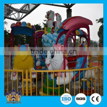 High quality !!! Amusement Park cartoon ride lucky cat theme park kiddie equipment