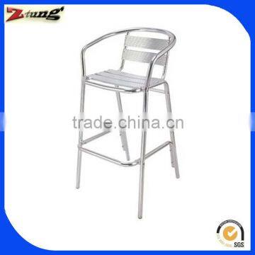 ZT-2013C hot quality high back aluminum garden bar chair