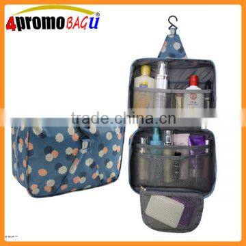 Wholesale folding travel toiletry bag travel kit cosmetic bag
