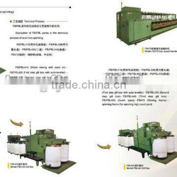 FB/FBL Series Gill Boxes (worsted Fore-spinning)/Spinning Machine