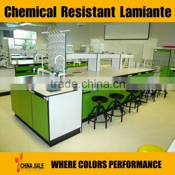 HPL chemical resistant bench laminate