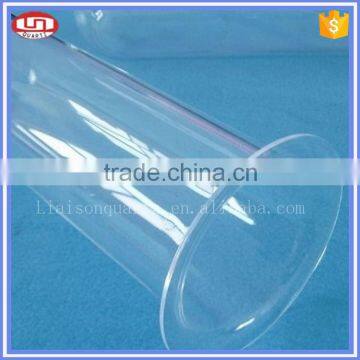 Clear Large diameter UVC quartz glass tube for tube furnace