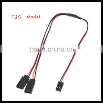 Servo Y cable 300MM 50MM 30cm 50cm servo extension cord Y-type