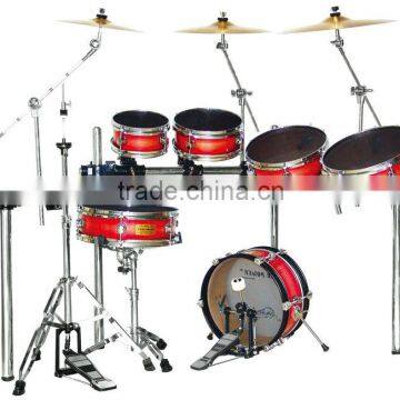 6-pc High-grade lacquer practise drum set with rack