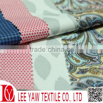 PRINT FABRIC MADE OF POLY BAMBOO CHARCOAL AND SPANDEX