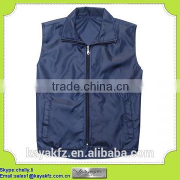 Customize blue working high quality vest for winter