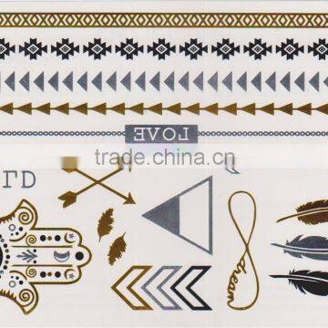 Gold Flash Tattoo For Summer