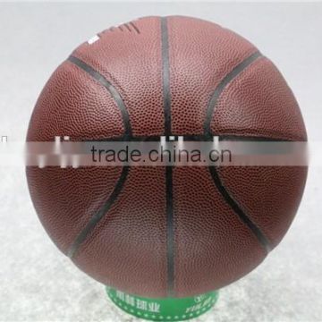 High school PU basketball,durable quality PU basketball