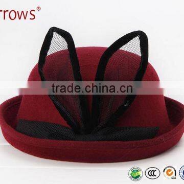 Kids Girls Winter Fashion Felt Hat Wool Bucket Hats