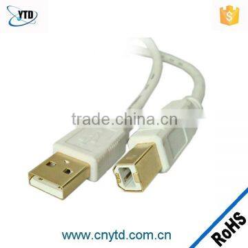 High Quality USB 2.0 Cable White Usb Printer Cable