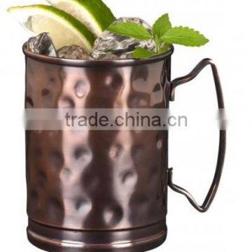 Manufacturer of pure Copper Moscow Mule Mugs Hammered Antique