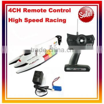 Hot Sale 14" Medium 4CH High Speed Racing RC Boat/RC Airship Kids Toy