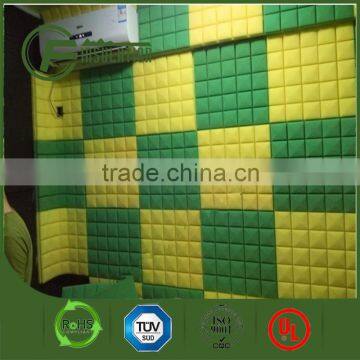 Square Shape Acoustic Sheet, Acoustic Grid Foam Panels Sponge Black Color Studio Sound Panel