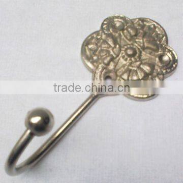 Cast Iron Hooks for clothes with Nickel Plated