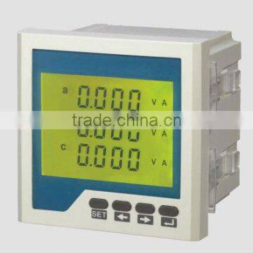 96*96 THREE-PHASE THREE ROW AC VOLTAGE LCD DIGITAL COMBINATION METER RH-3UI3Y