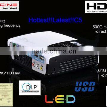 Newest! Hot seller! C5 hdmi mini projector