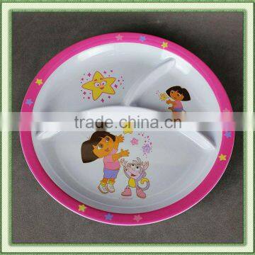 Kids Melamine Division Plate