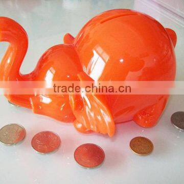 plastic Elephant money box