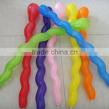 wholesale spiral balloon made in China promotion balloon/screw balloon