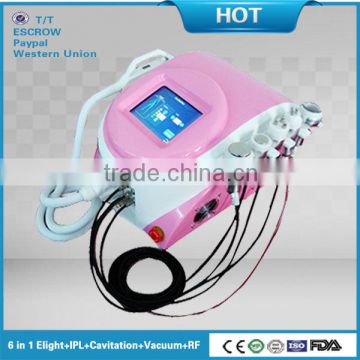 Portable best effective 6 IN 1 ipl threading hair removal machine(CE,TUV)