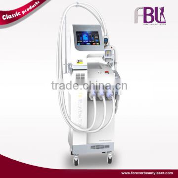 2016 Multi-function SHR IPL nd Yag Laser Microneedle Fractional RF hair removal machine