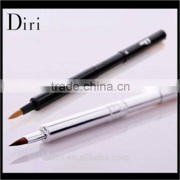 Aluminum Ferrule Professional Beauty Lip Brush with Custom Color Make Up Lip Brush