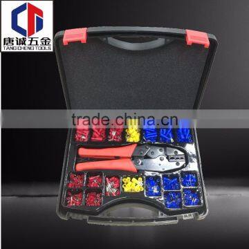 Electronical Connector Kit 552pc Crimper Tool Tape Cable Tie and Crimping Terminal Assortment