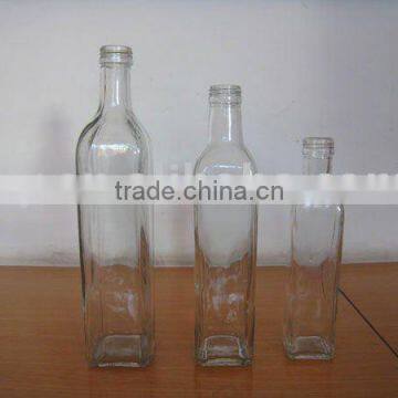 500ml clear glass olive oil bottle