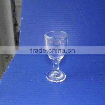 10ml mini clear glass material vodka empty goblet cup