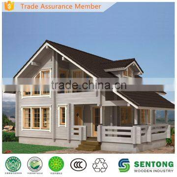 2015 New Extraordinary Prefabricated Wooden House STK022