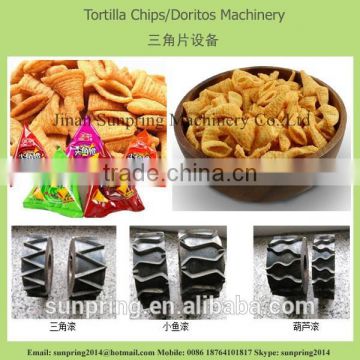 Frying flour snacks food machine processing line