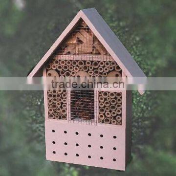 Lovely wooden insect hotel, honey bee house