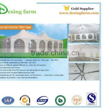 2040 pvc pagoda party tent