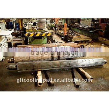 corrugated roller of evaporative cooling pad