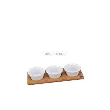 Natural Bamboo Display and Serve Tray